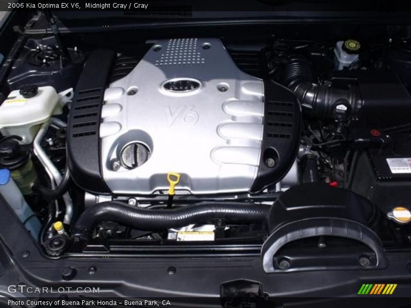 Midnight Gray / Gray 2006 Kia Optima EX V6