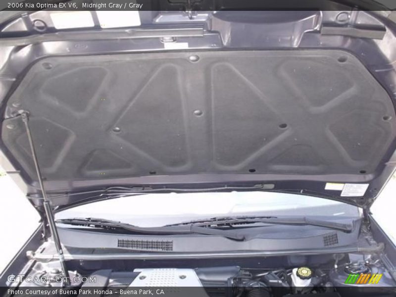 Midnight Gray / Gray 2006 Kia Optima EX V6