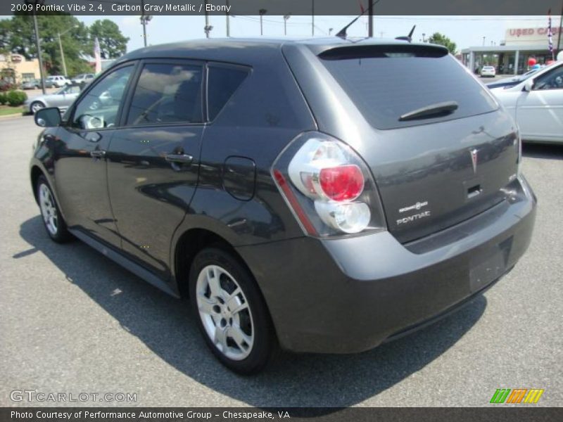 Carbon Gray Metallic / Ebony 2009 Pontiac Vibe 2.4