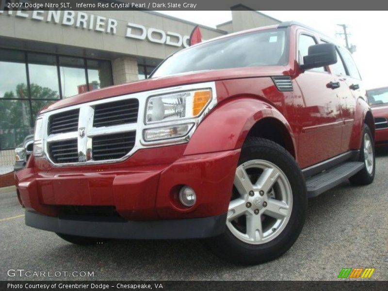 Inferno Red Crystal Pearl / Dark Slate Gray 2007 Dodge Nitro SLT