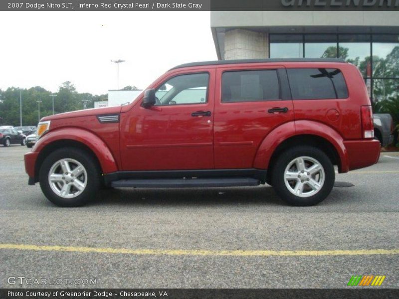 Inferno Red Crystal Pearl / Dark Slate Gray 2007 Dodge Nitro SLT