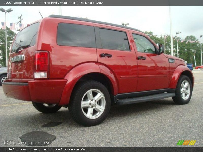 Inferno Red Crystal Pearl / Dark Slate Gray 2007 Dodge Nitro SLT