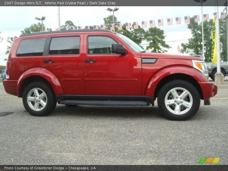 Inferno Red Crystal Pearl / Dark Slate Gray 2007 Dodge Nitro SLT
