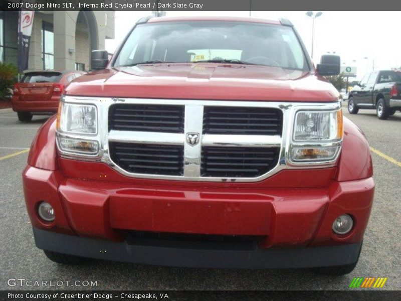 Inferno Red Crystal Pearl / Dark Slate Gray 2007 Dodge Nitro SLT