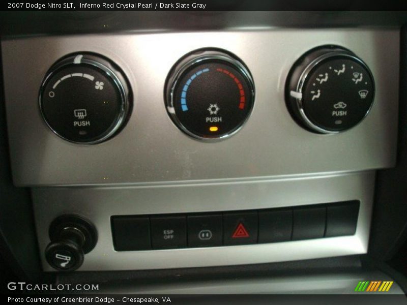 Inferno Red Crystal Pearl / Dark Slate Gray 2007 Dodge Nitro SLT