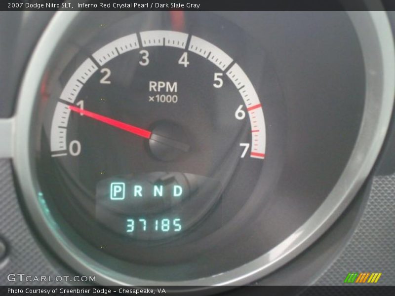 Inferno Red Crystal Pearl / Dark Slate Gray 2007 Dodge Nitro SLT
