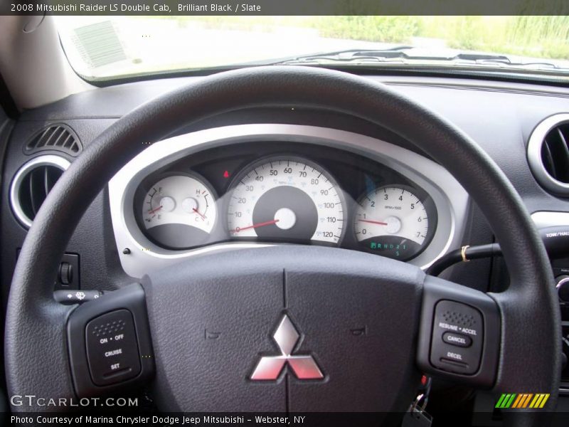 Brilliant Black / Slate 2008 Mitsubishi Raider LS Double Cab