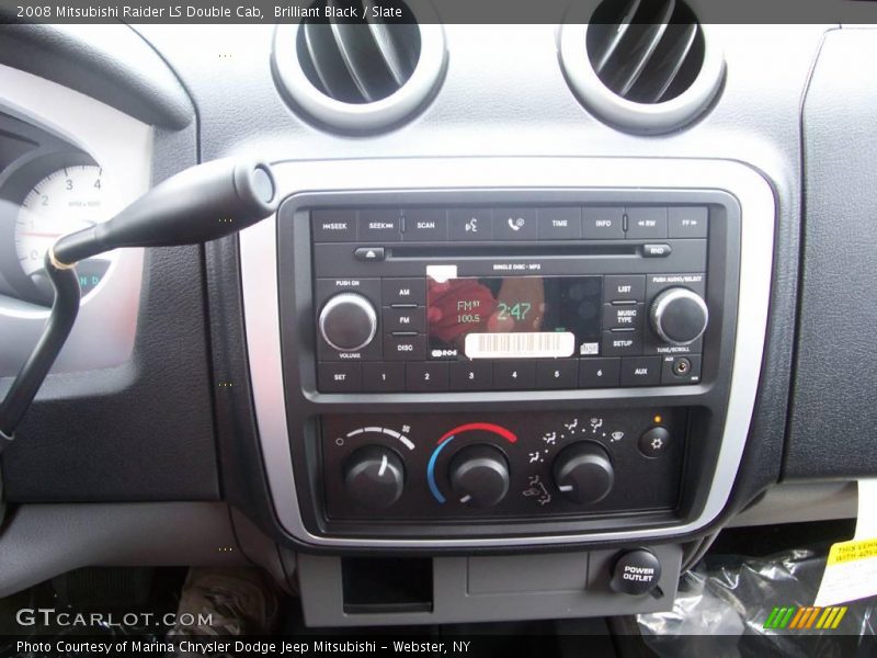 Brilliant Black / Slate 2008 Mitsubishi Raider LS Double Cab