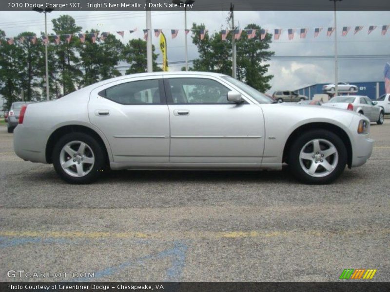 Bright Silver Metallic / Dark Slate Gray 2010 Dodge Charger SXT