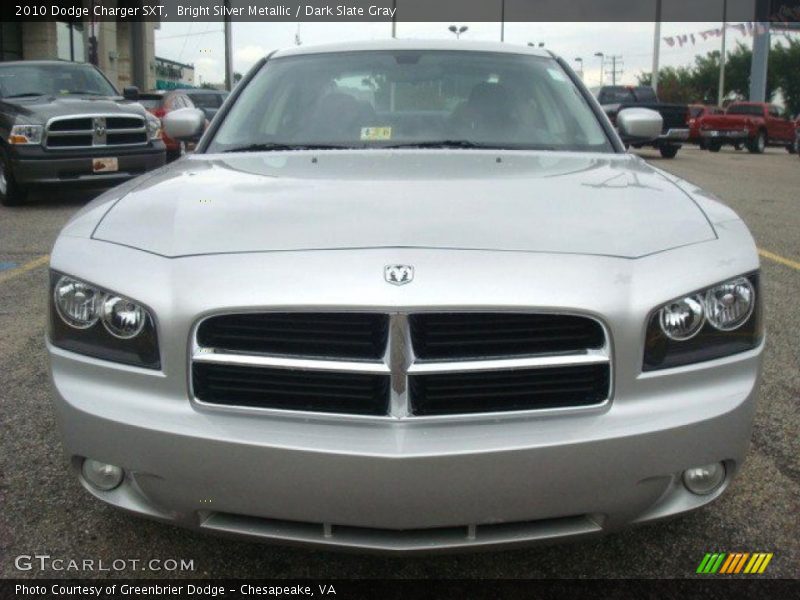 Bright Silver Metallic / Dark Slate Gray 2010 Dodge Charger SXT