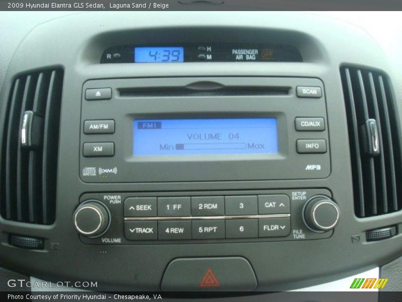 Laguna Sand / Beige 2009 Hyundai Elantra GLS Sedan