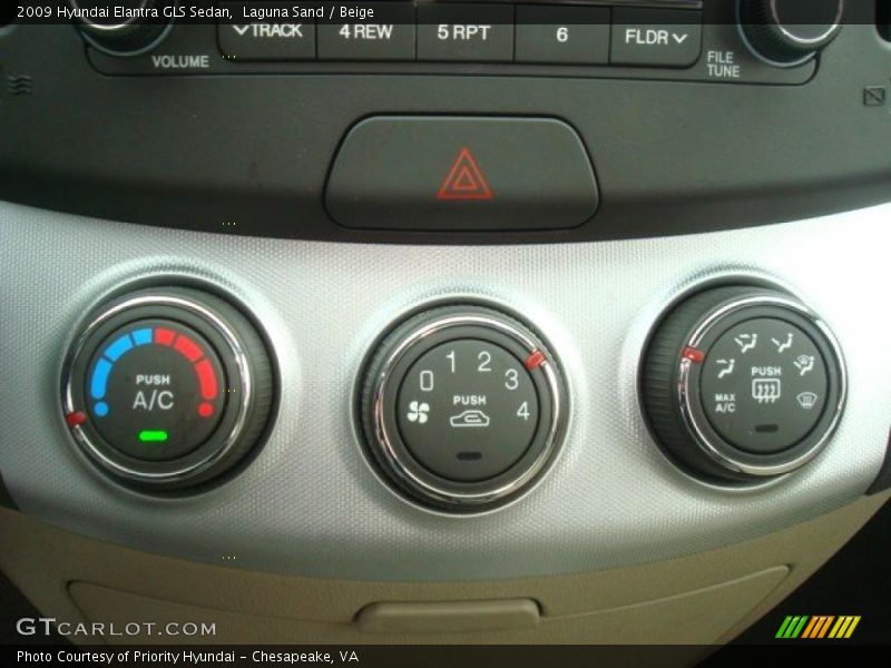 Laguna Sand / Beige 2009 Hyundai Elantra GLS Sedan