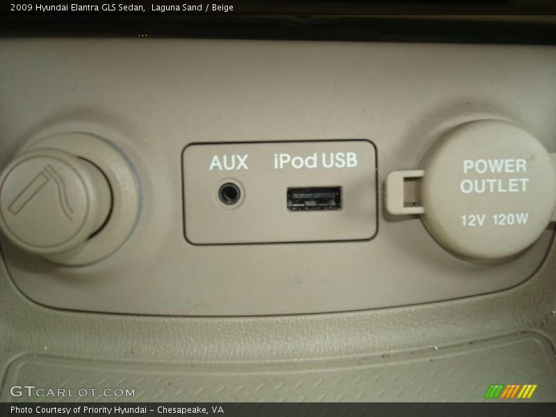 Laguna Sand / Beige 2009 Hyundai Elantra GLS Sedan