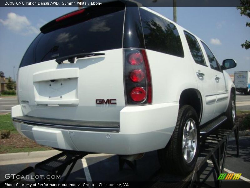 Summit White / Ebony 2008 GMC Yukon Denali AWD