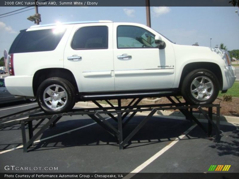 Summit White / Ebony 2008 GMC Yukon Denali AWD