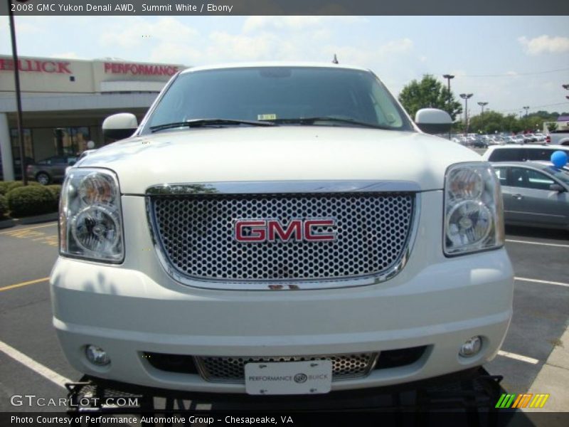 Summit White / Ebony 2008 GMC Yukon Denali AWD