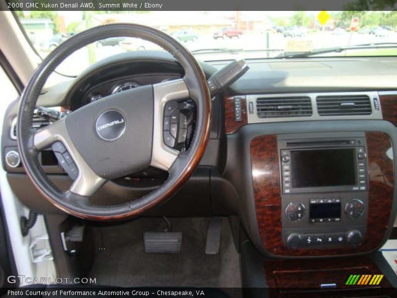 Summit White / Ebony 2008 GMC Yukon Denali AWD