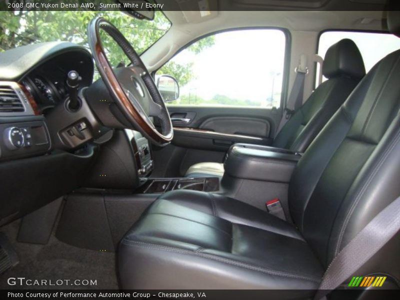 Summit White / Ebony 2008 GMC Yukon Denali AWD
