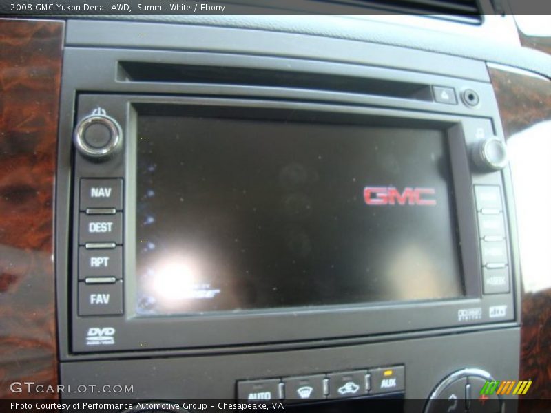 Summit White / Ebony 2008 GMC Yukon Denali AWD