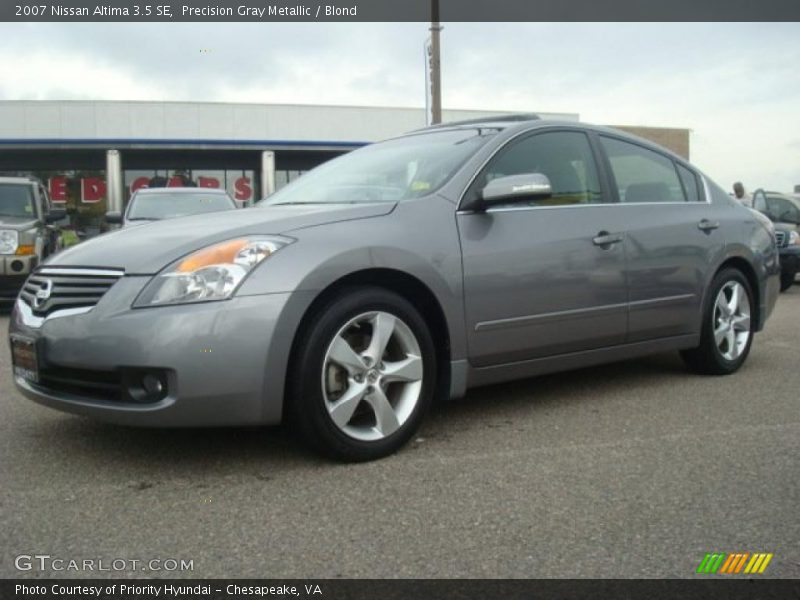 Precision Gray Metallic / Blond 2007 Nissan Altima 3.5 SE