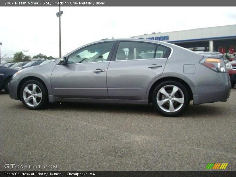 Precision Gray Metallic / Blond 2007 Nissan Altima 3.5 SE