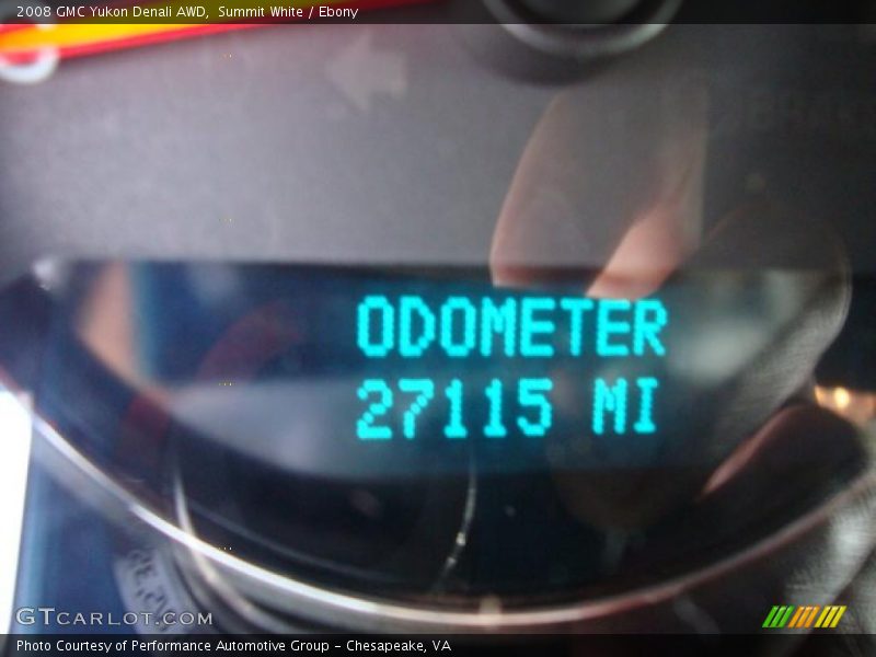 Summit White / Ebony 2008 GMC Yukon Denali AWD