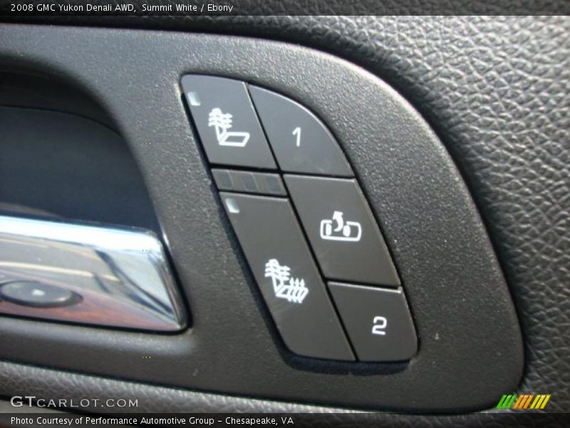 Summit White / Ebony 2008 GMC Yukon Denali AWD