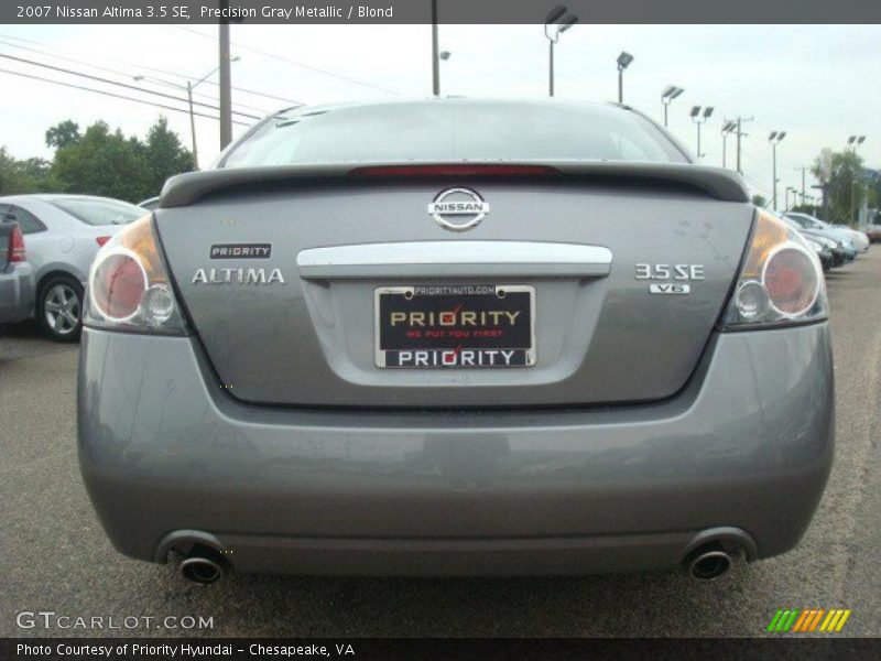 Precision Gray Metallic / Blond 2007 Nissan Altima 3.5 SE