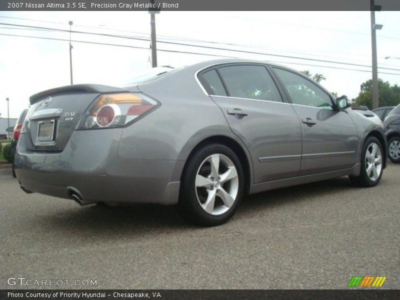 Precision Gray Metallic / Blond 2007 Nissan Altima 3.5 SE