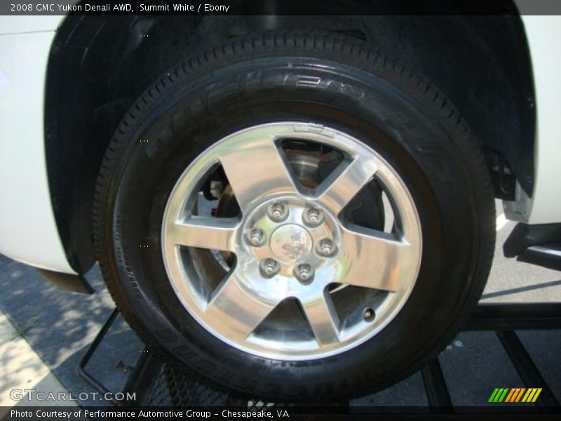 Summit White / Ebony 2008 GMC Yukon Denali AWD