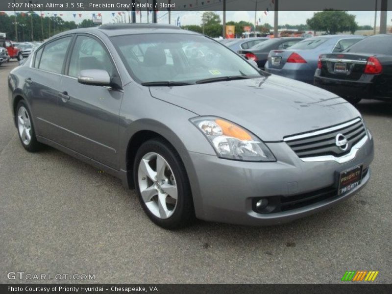 Precision Gray Metallic / Blond 2007 Nissan Altima 3.5 SE