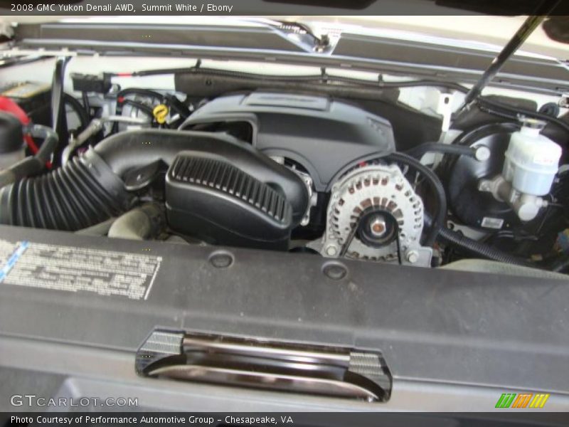 Summit White / Ebony 2008 GMC Yukon Denali AWD
