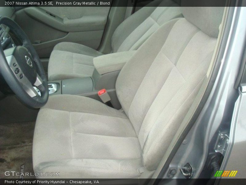 Precision Gray Metallic / Blond 2007 Nissan Altima 3.5 SE