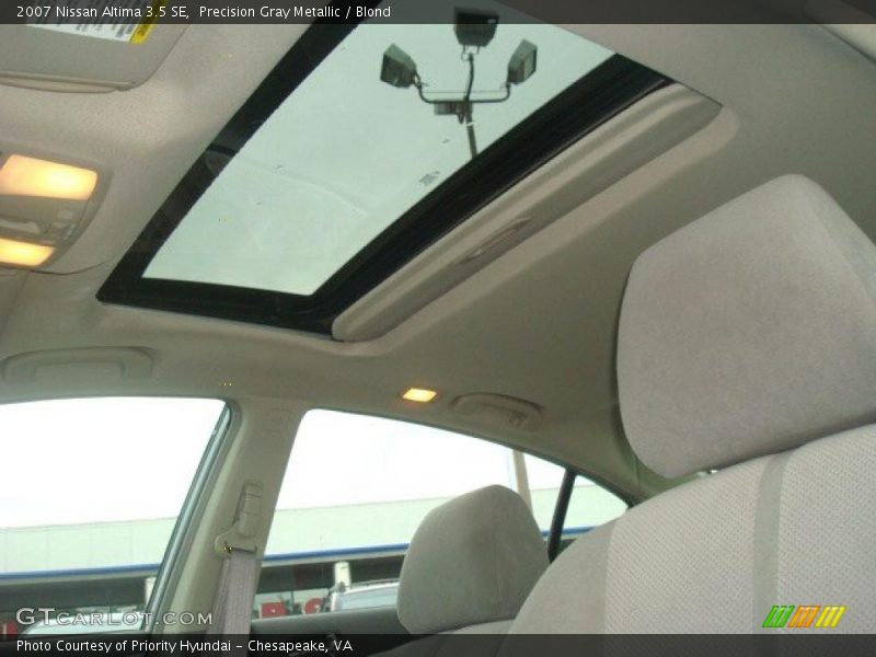 Precision Gray Metallic / Blond 2007 Nissan Altima 3.5 SE