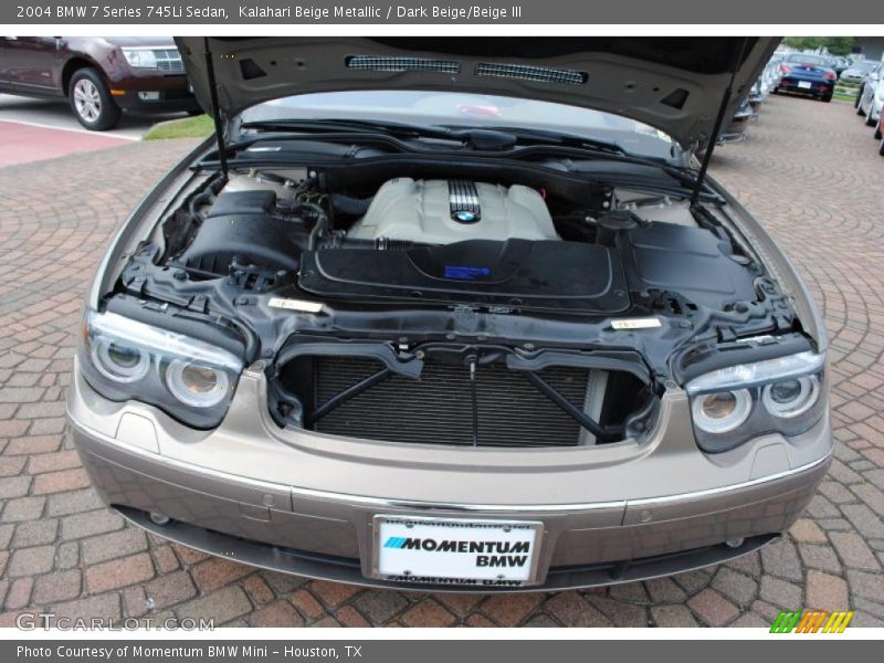 Kalahari Beige Metallic / Dark Beige/Beige III 2004 BMW 7 Series 745Li Sedan