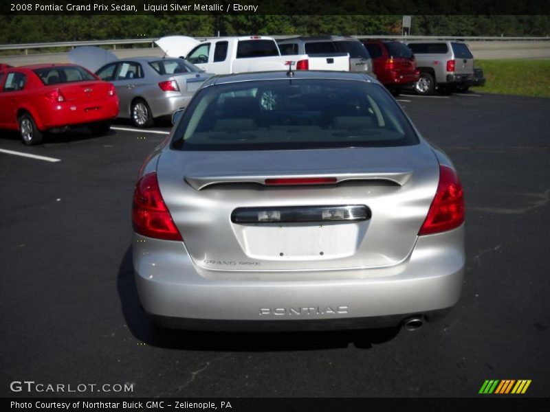 Liquid Silver Metallic / Ebony 2008 Pontiac Grand Prix Sedan