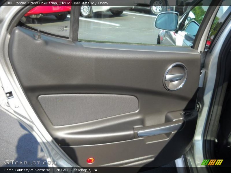 Liquid Silver Metallic / Ebony 2008 Pontiac Grand Prix Sedan