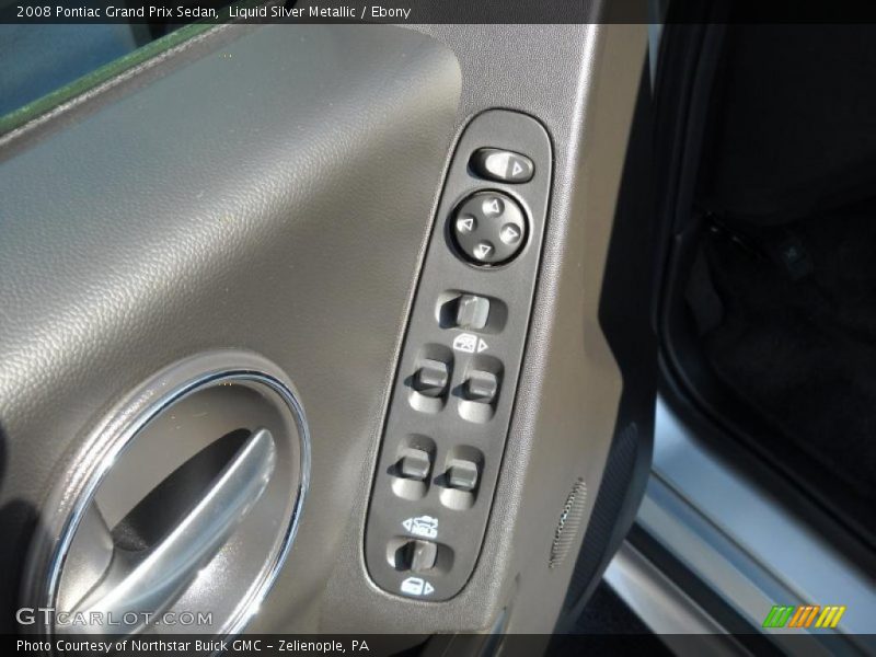 Liquid Silver Metallic / Ebony 2008 Pontiac Grand Prix Sedan