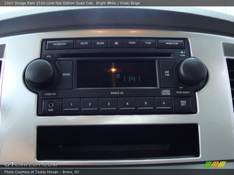 Bright White / Khaki Beige 2007 Dodge Ram 1500 Lone Star Edition Quad Cab