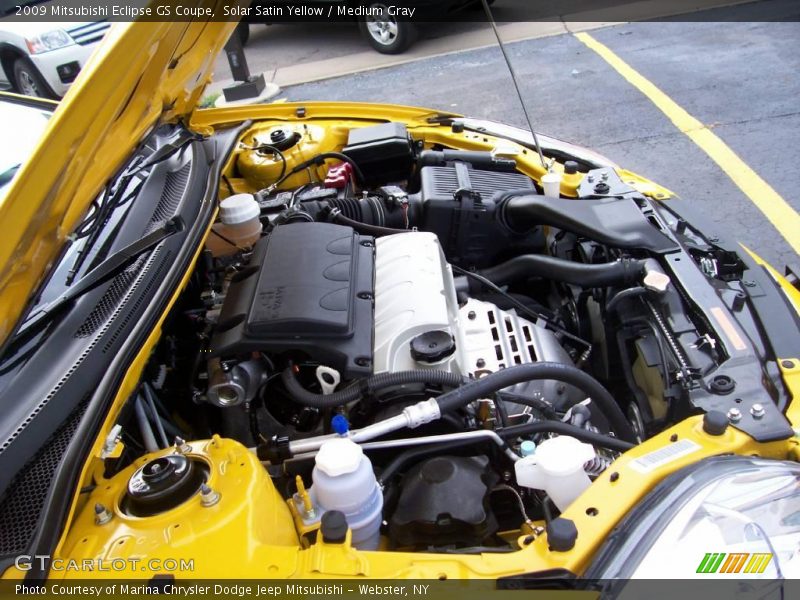 Solar Satin Yellow / Medium Gray 2009 Mitsubishi Eclipse GS Coupe