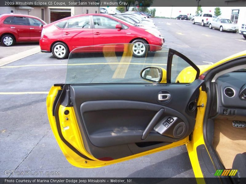 Solar Satin Yellow / Medium Gray 2009 Mitsubishi Eclipse GS Coupe