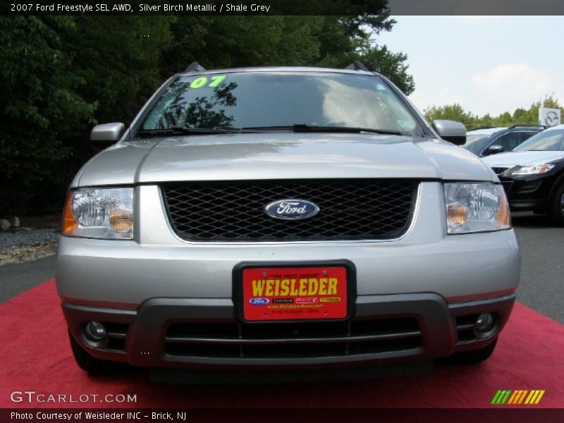 Silver Birch Metallic / Shale Grey 2007 Ford Freestyle SEL AWD