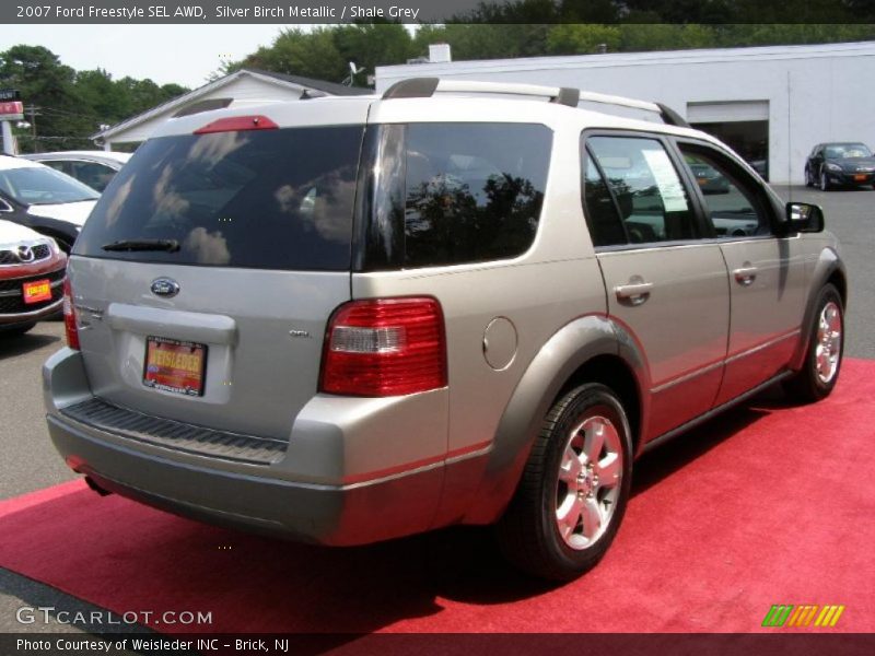 Silver Birch Metallic / Shale Grey 2007 Ford Freestyle SEL AWD