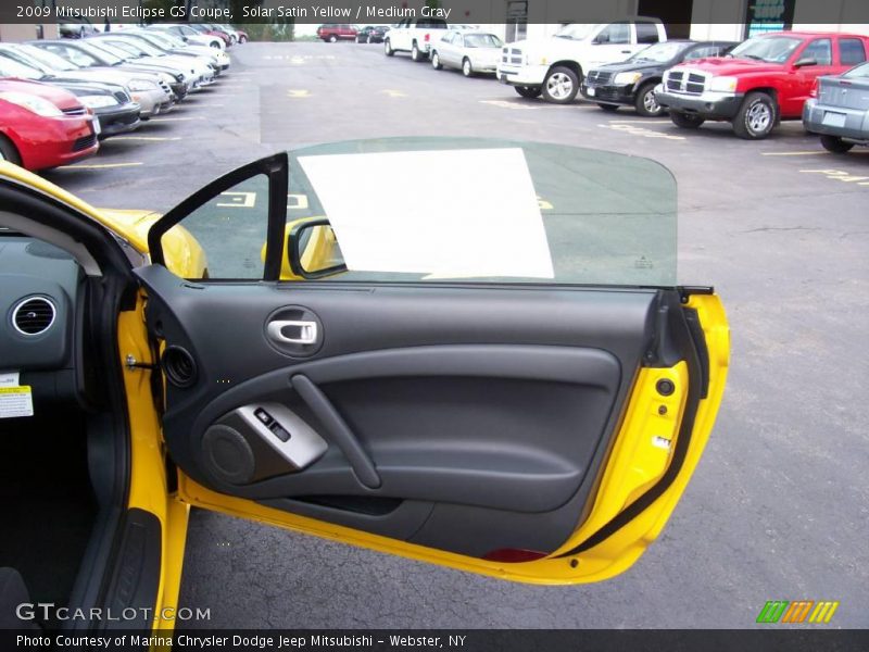 Solar Satin Yellow / Medium Gray 2009 Mitsubishi Eclipse GS Coupe