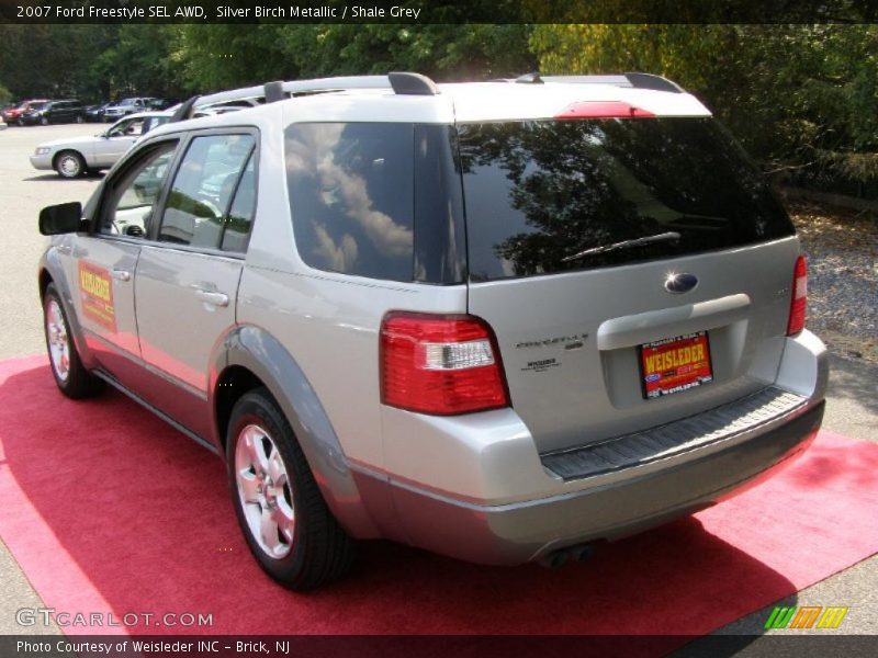 Silver Birch Metallic / Shale Grey 2007 Ford Freestyle SEL AWD