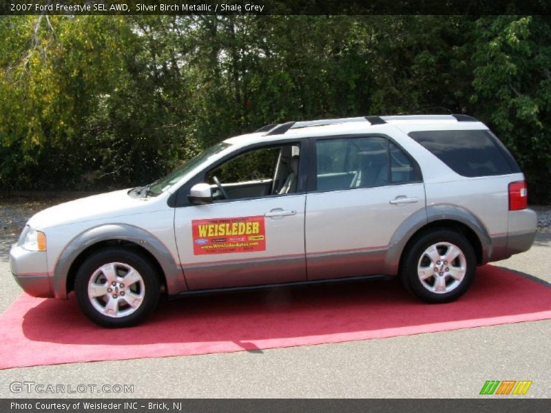 Silver Birch Metallic / Shale Grey 2007 Ford Freestyle SEL AWD