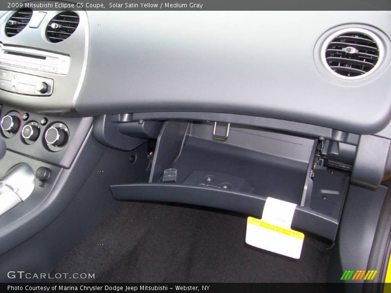 Solar Satin Yellow / Medium Gray 2009 Mitsubishi Eclipse GS Coupe