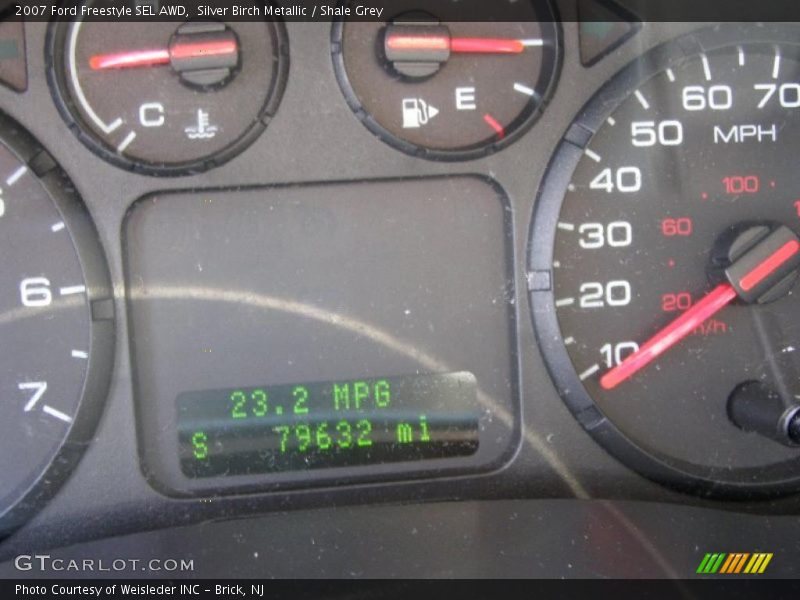 Silver Birch Metallic / Shale Grey 2007 Ford Freestyle SEL AWD