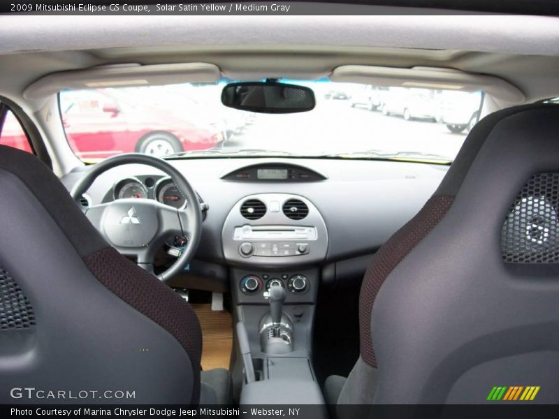 Solar Satin Yellow / Medium Gray 2009 Mitsubishi Eclipse GS Coupe