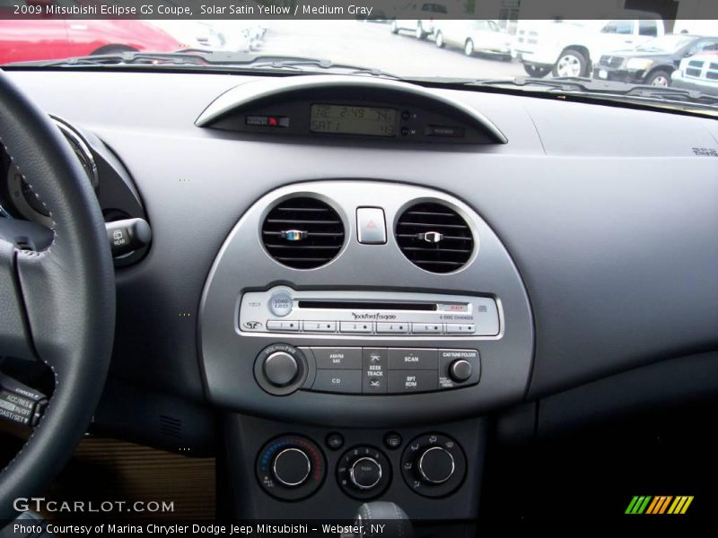 Solar Satin Yellow / Medium Gray 2009 Mitsubishi Eclipse GS Coupe